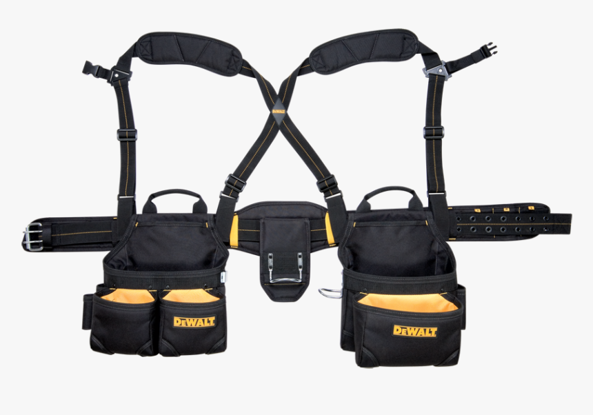 Transparent Tool Belt Png - Dewalt Tool Belt With Suspenders, Png Download, Free Download