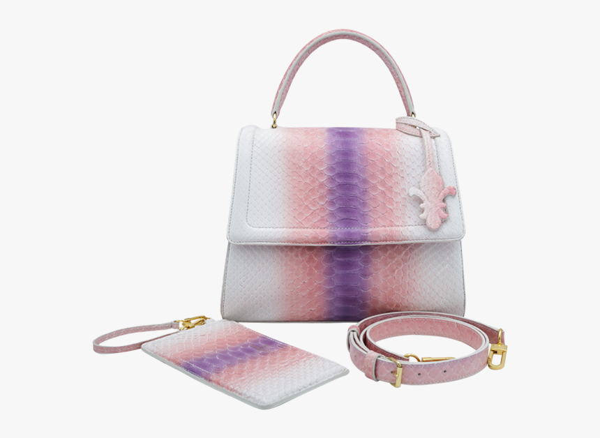 Gaby Mm Python Rose Rainbow - Handbag, HD Png Download, Free Download