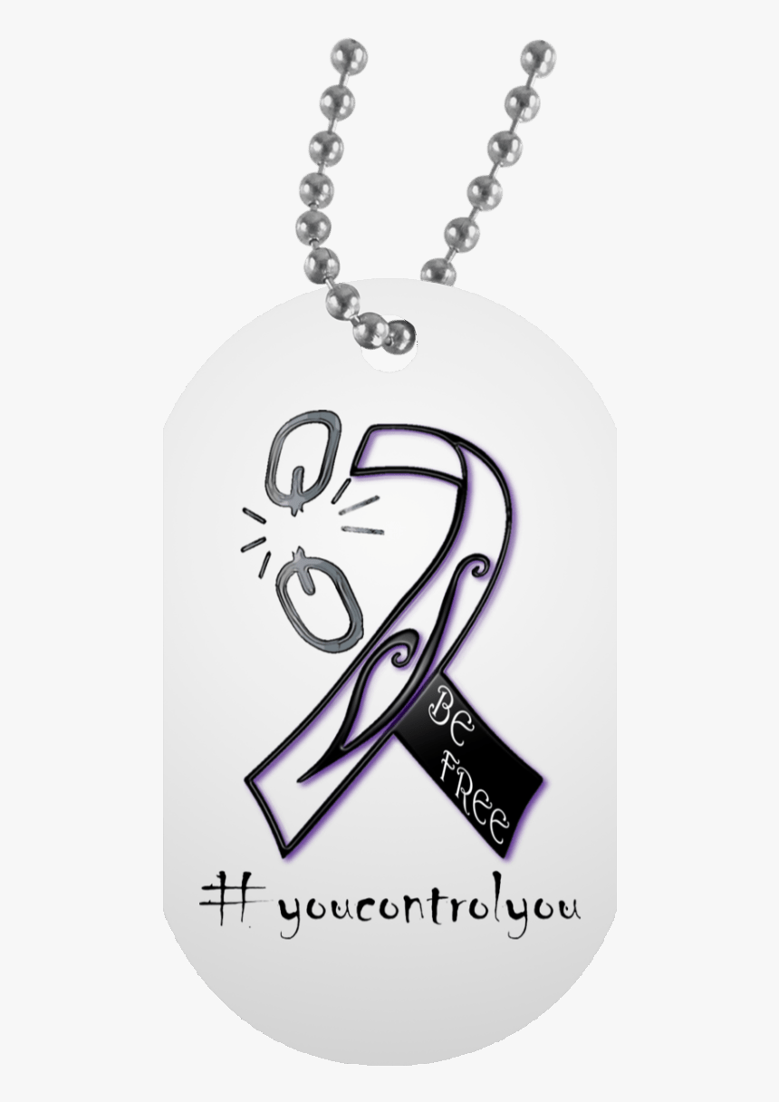 Recovery Ribbon Dog Tag - Addiction Recovery Ribbon Tattoo, HD Png Download, Free Download