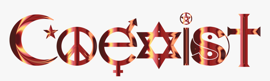 Symbol,sign,logo - Coexist Religion, HD Png Download, Free Download