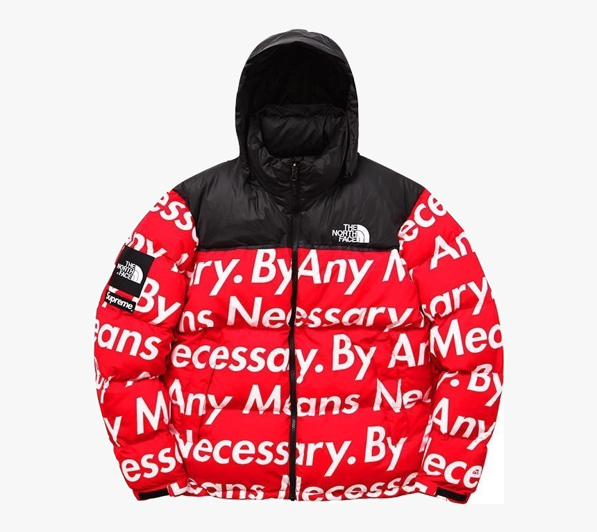 Supreme Northface By Any Means Necessary, HD Png Download, Free Download