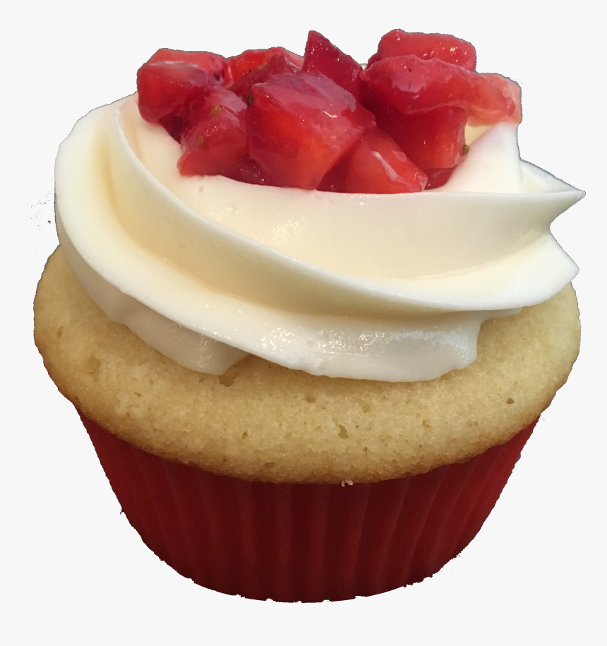Strawberry Cupcake Png, Transparent Png, Free Download