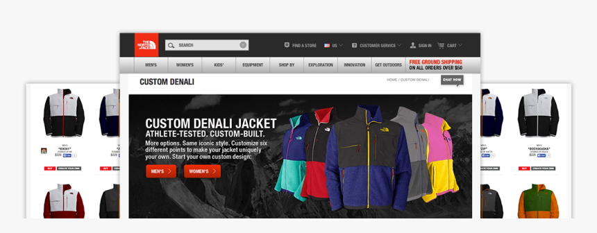 Custom Web Application Custom Product Configuator - North Face Custom Denali Jacket, HD Png Download, Free Download