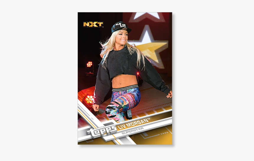 Liv Morgan 2017 Topps Wwe Base Cards Poster Gold Ed - Wwe Nxt, HD Png Download, Free Download