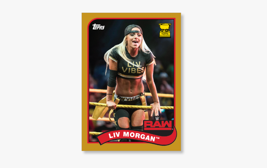 2018 Topps Wwe Heritage Liv Morgan Gold Ed - Liv Morgan, HD Png Download, Free Download