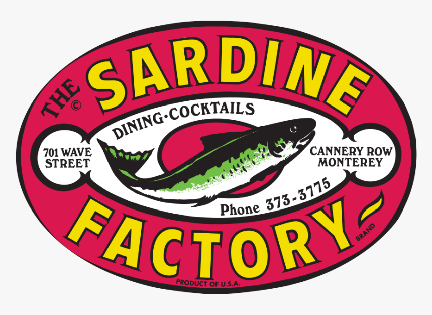 Sardine Factory"
 Class="img Responsive True Size - Sardine Factory Logo Monterey, HD Png Download, Free Download