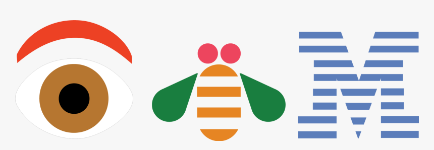Eye Bee M By Ilubiano - Ibm Logo Bee Png, Transparent Png, Free Download