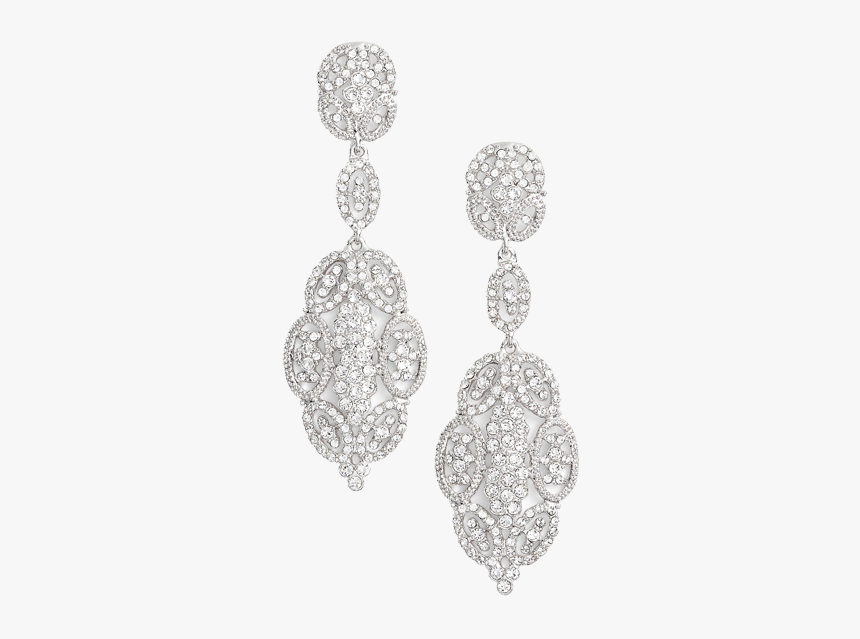 %27glamorous%27 Crystal Drop Earrings - Earrings, HD Png Download, Free Download