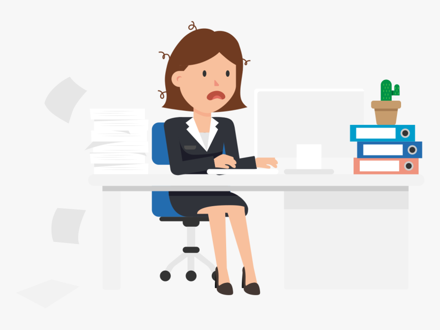 Working At Desk Animation, HD Png Download, Free Download