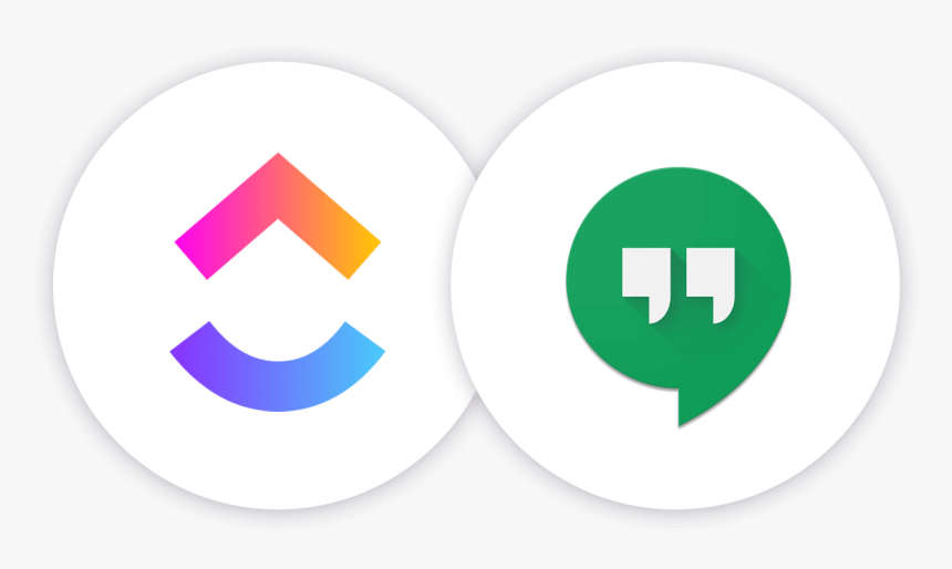 Hangouts Chat Clickup - Clickup Icon, HD Png Download, Free Download