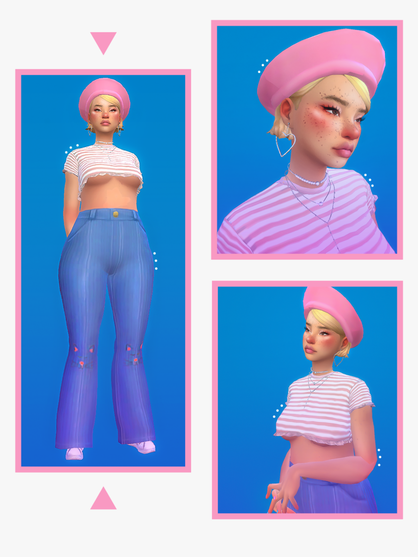 Transparent Jessica Nigri Png - Edgy Sims 4 Cc Maxis Match, Png Download, Free Download
