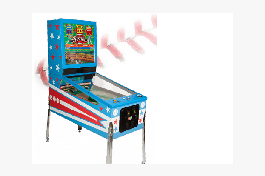 All Star Baseball Pitch And Bat Novelty Arcade Game - Pinball Machine, HD Png Download, Free Download