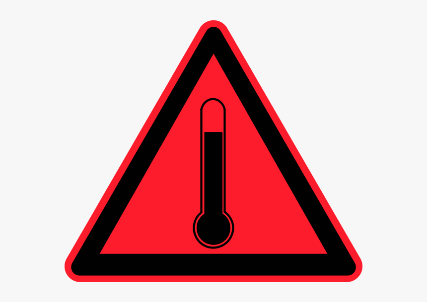 Transparent Thermometer Clip Art Png - High Temperature Warning Sign, Png Download, Free Download