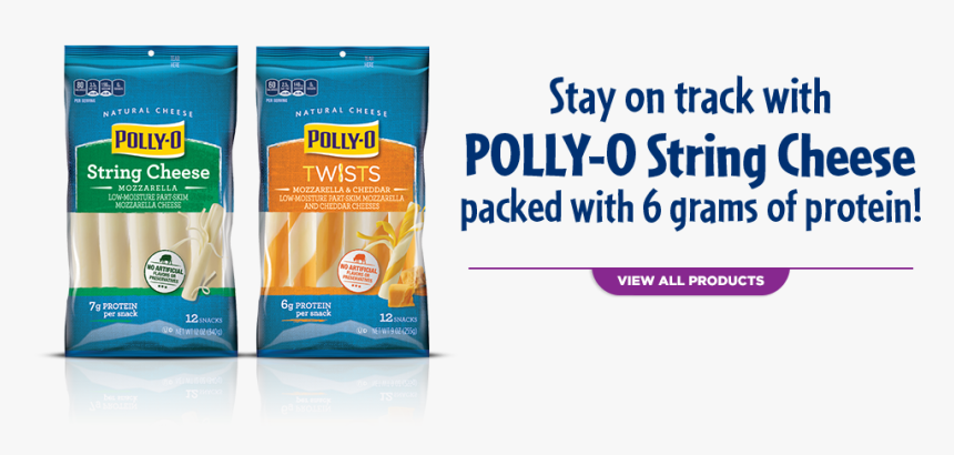 Stay On Track With The Polly-o String Cheese You Know - Spiral String Cheese, HD Png Download, Free Download