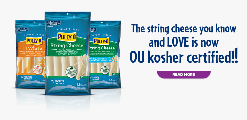 The String Cheese You Know And Love Is Now Ou Kosher - Packaging And Labeling, HD Png Download, Free Download