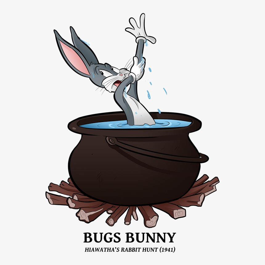 Transparent Bugs Bunny Face Png - Bugs Bunny In A Cauldron, Png Download, Free Download