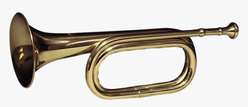 Brass Cavalry Bugle - Brass Instrument Musical Instrument Brass Horn Shapes, HD Png Download, Free Download