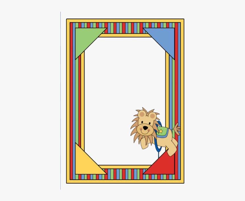 #frame #circus #lion #freetoedit - Circus Clip Art, HD Png Download, Free Download