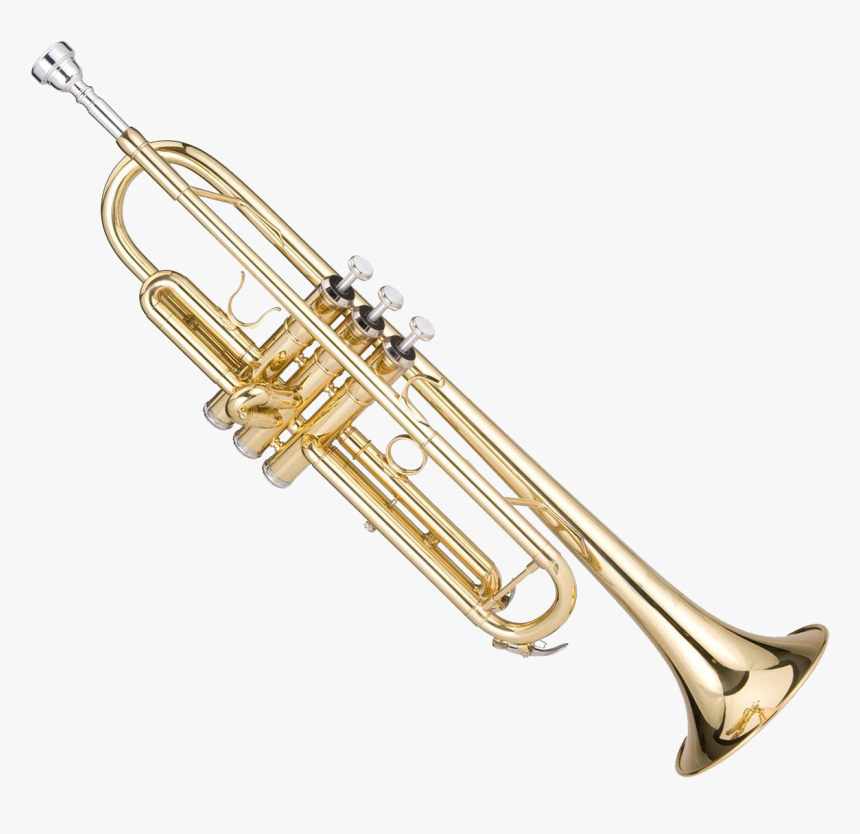 Gold Trumpet Png Free Image - Trumpet Instrument, Transparent Png, Free Download