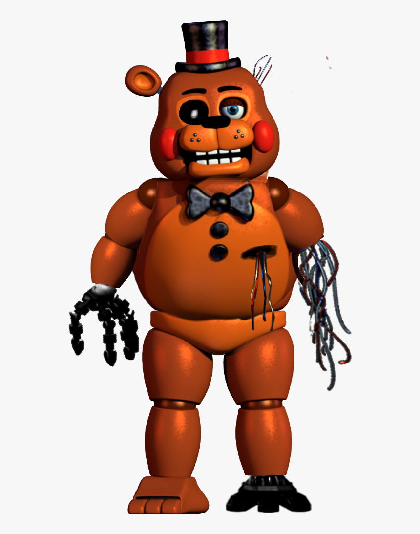 Withered Toy Freddy - Toy Freddy Fnaf 2, HD Png Download, Free Download