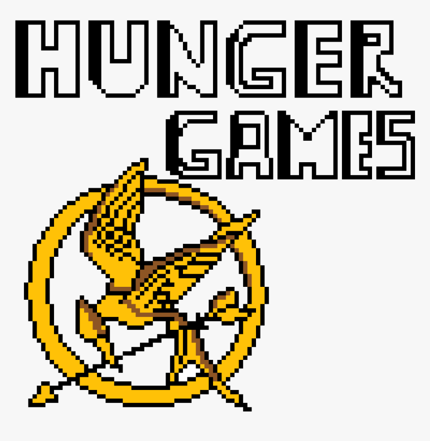 Hunger Games Mocking Jay - Pixel Art Mockingjay Pin, HD Png Download, Free Download