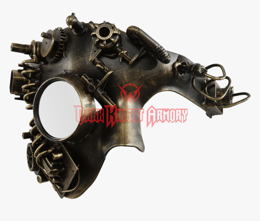 Gold Steampunk Monocle Phantom Mask - Steampunk Monocle Png, Transparent Png, Free Download