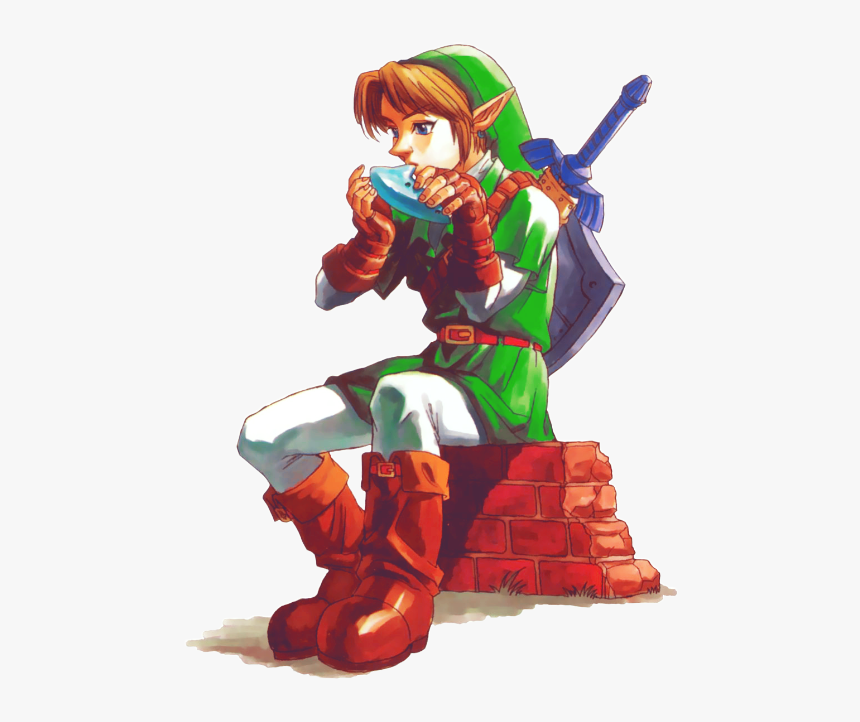 Transparent Zelda Ocarina Of Time Png - Link Ocarina, Png Download, Free Download