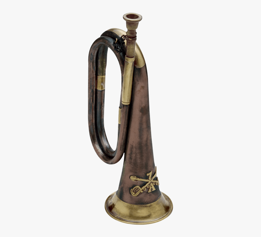 Antiqued 7th Cavalry Bugle - Antique, HD Png Download, Free Download