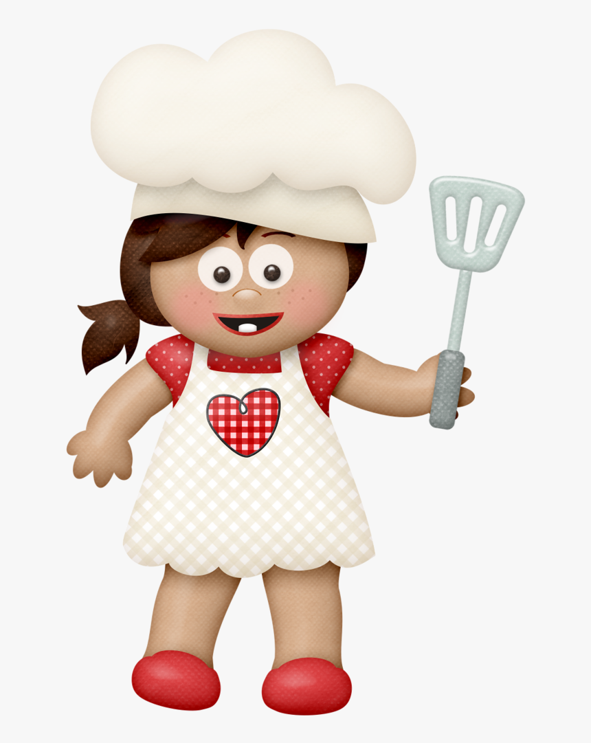 Transparent Chefs Clipart - Girl Cook Clipart, HD Png Download, Free Download