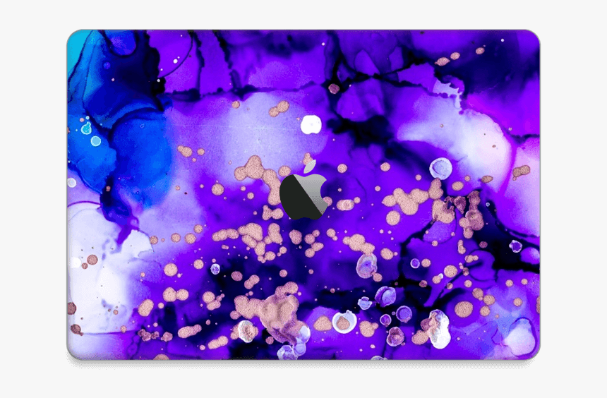 Purple Color Splash Skin Macbook Pro 13” 2016- - Mouse, HD Png Download, Free Download