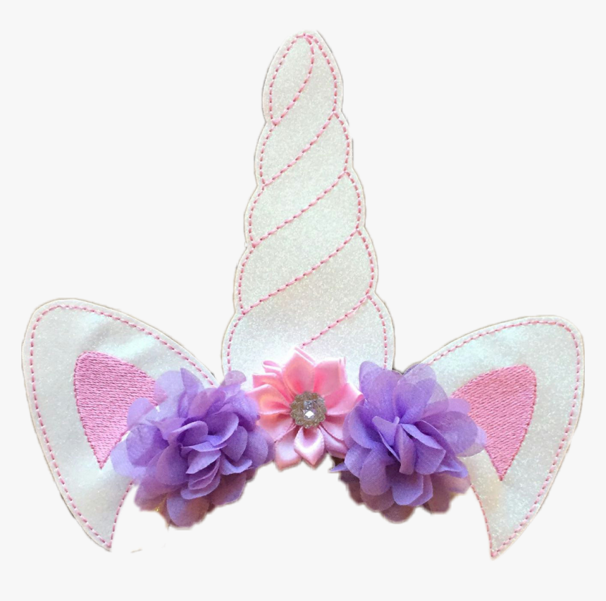 #unicorn #ears #unicorntears #tears #flower #crown - Unicorn Crown Png, Transparent Png, Free Download