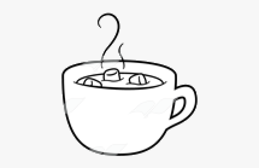 Hot Chocolate X Clipart Black And White Transparent - Hot Cocoa M...