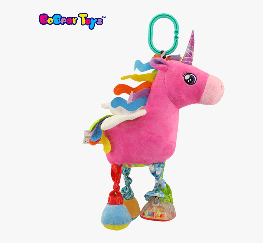 Bobeartoys Soft Cartoon Pony Animal Unicorn Plush Hanging - Animal Figure, HD Png Download, Free Download