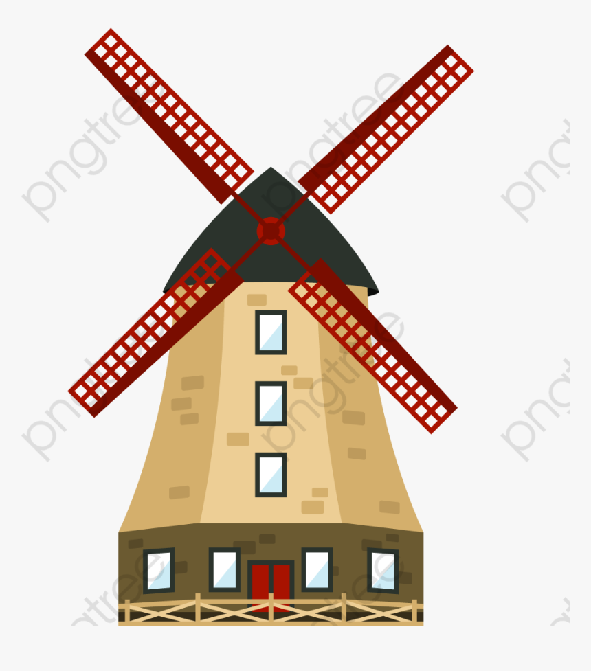 Dutch Windmill Clipart - Netherlands Symbols, HD Png Download, Free Download