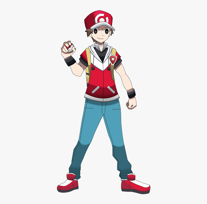 Pokéfanon - Red Pokemon Trainer Transparent, HD Png Download, Free Download