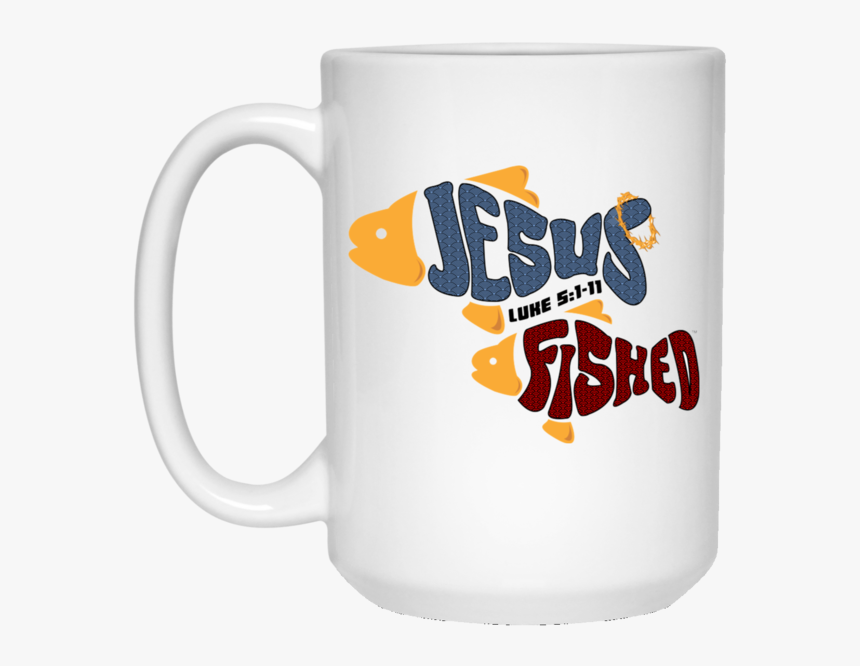 Jesus Fished Collection 15 Oz - Mug, HD Png Download, Free Download