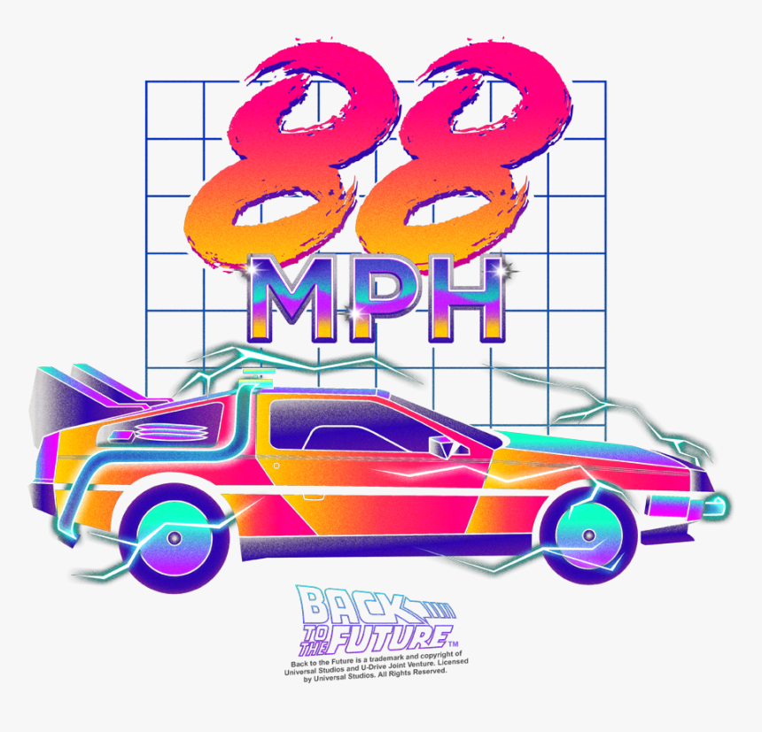 Back To The Future 88 Mph Png, Transparent Png, Free Download