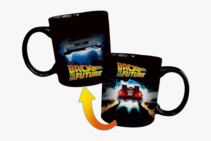 Back To The Future - Back To The Future Delorean Heat Changing Mug, HD Png Download, Free Download