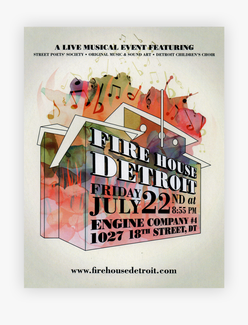 Fire House Detroit - Poster, HD Png Download, Free Download