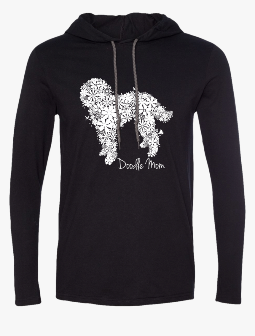 Doodle Flower Ls T-shirt Hoodie Goldendoodle Or Labradoodle - Labradoodle Shirt, HD Png Download, Free Download