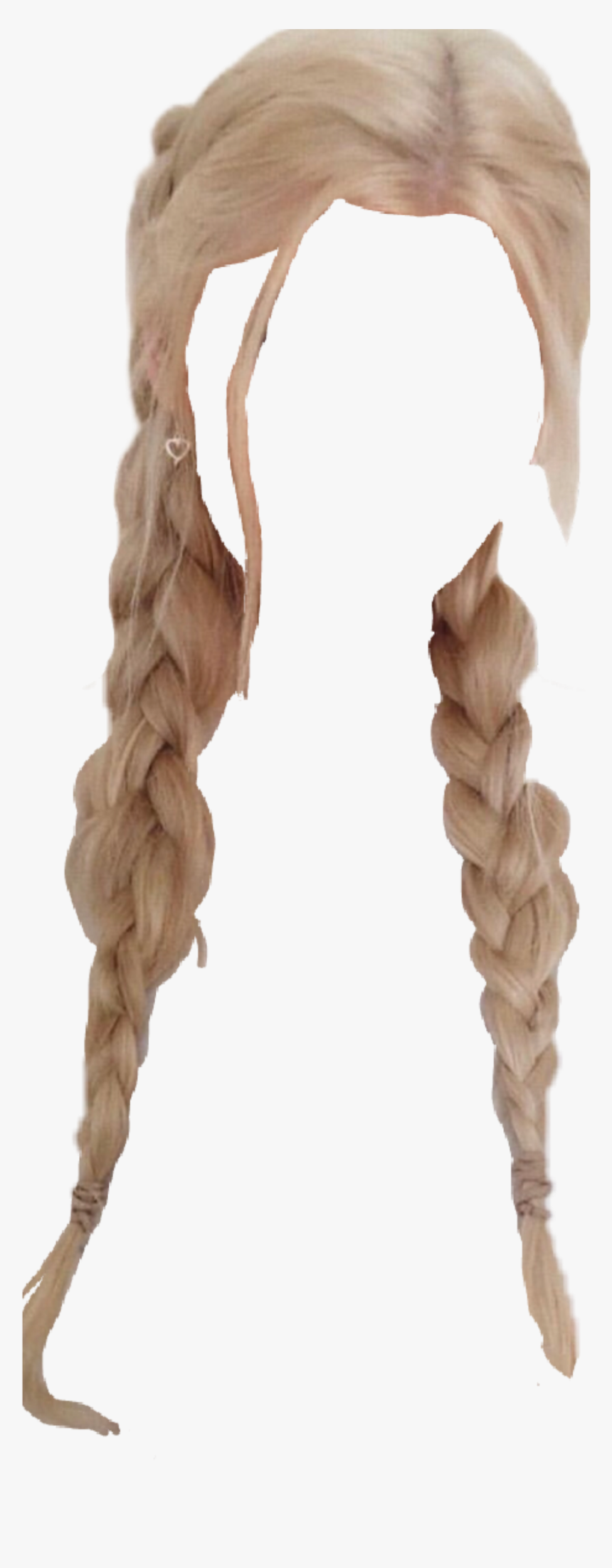 #blonde#hair#af - Blonde Hair Braids Png, Transparent Png, Free Download
