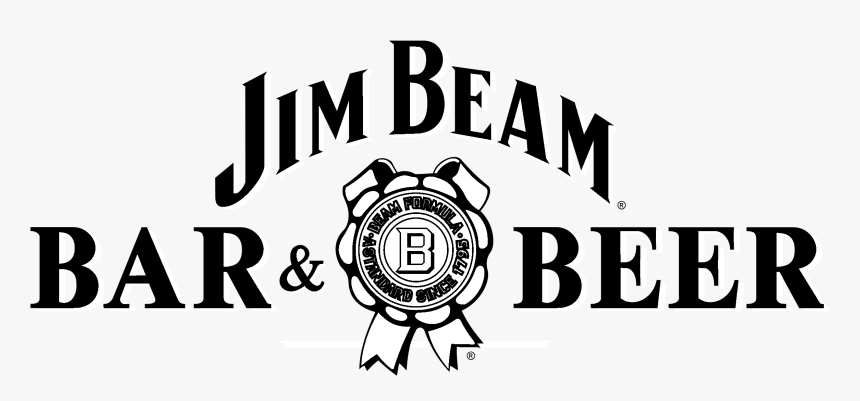 Jim Beam Logo Black And White, HD Png Download, Free Download