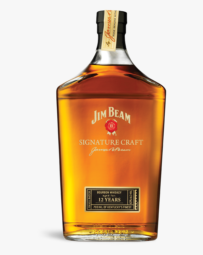 Jim Beam Signature Craft 12 Year, HD Png Download, Free Download