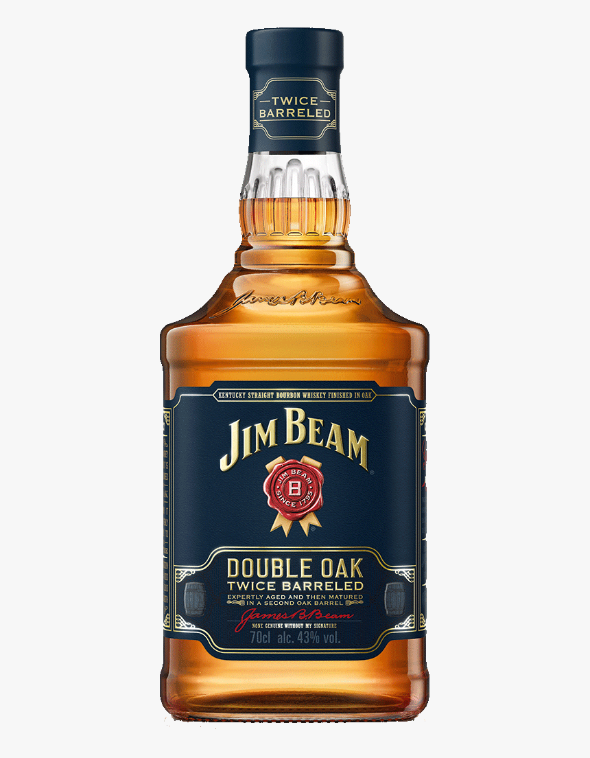 Jim Beam Double Oak Bourbon Whiskey 750 Ml - Jim Beam Double Oak 750ml, HD Png Download, Free Download