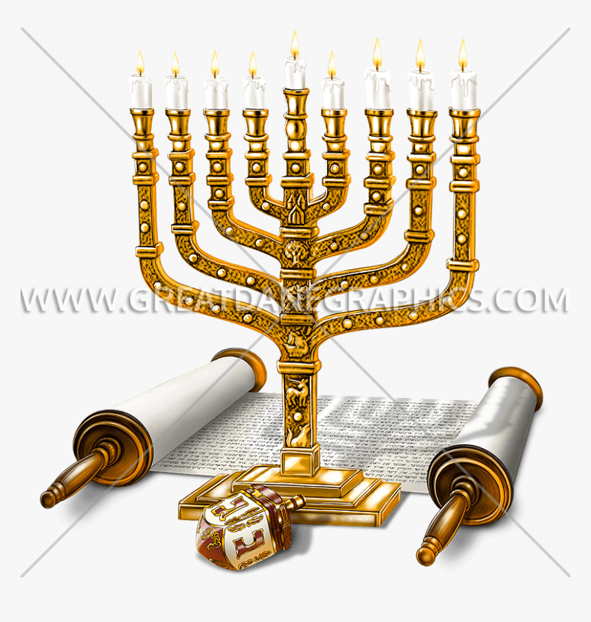 Dreidel Production Ready Artwork - Hanukkah Menorah, HD Png Download, Free Download