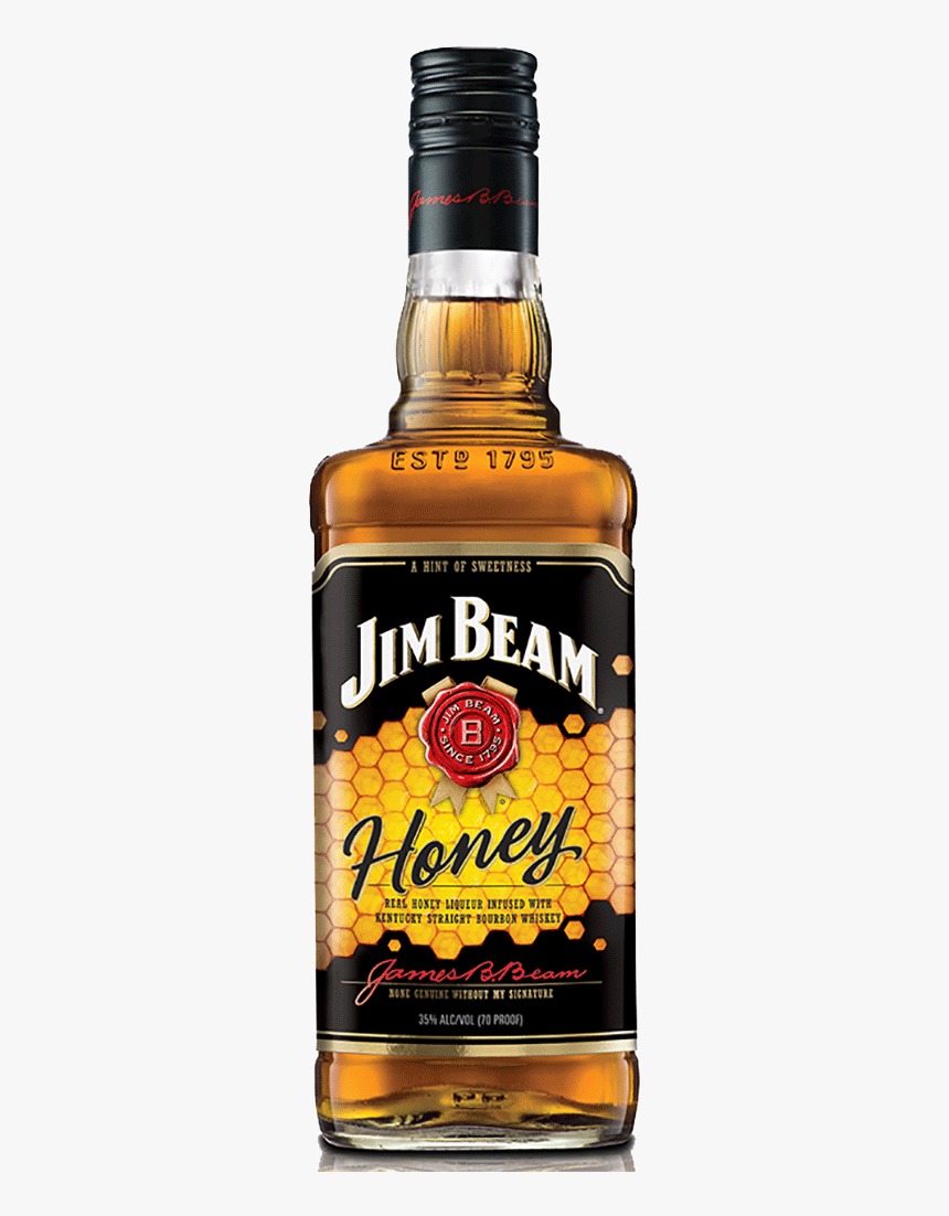 Jim Beam Honey Bourbon Kentucky Straight Whiskey 750 - Jim Beam Honey, HD Png Download, Free Download
