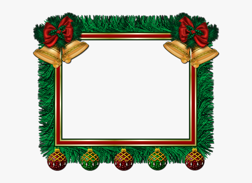Xmas Frame Png - Clipart New Christmas Photo Frames, Transparent Png, Free Download