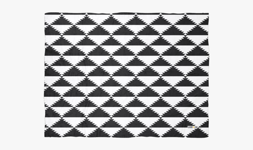 Aztec Pattern Triangle, Black White Blanket, 3 Sizes - Design, HD Png Download, Free Download