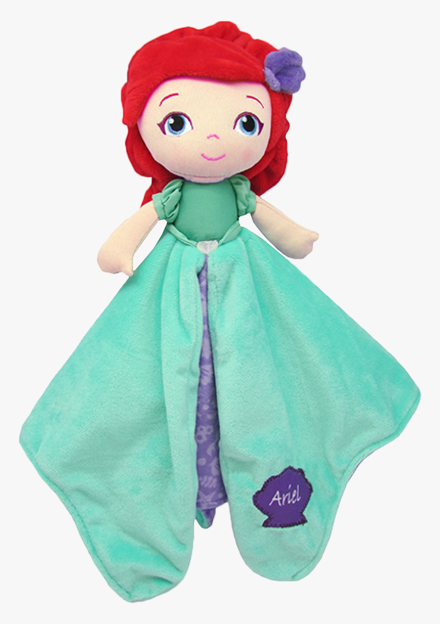 Ariel 12” Blankie Plush - Disney Blanket Plush Ariel, HD Png Download, Free Download
