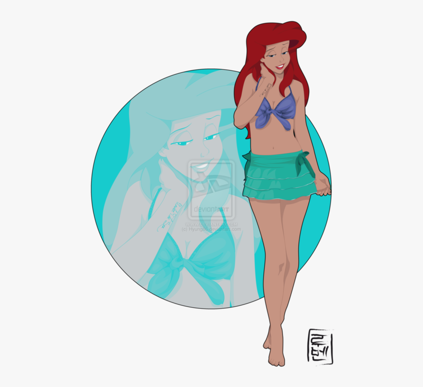 Disney, Ariel, And Princess Image - Disney Characters In College, HD Png Download, Free Download